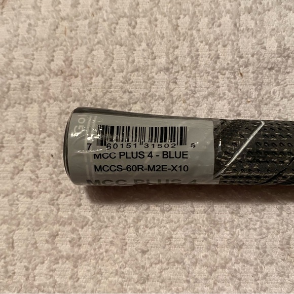 Golf Pride MCCS-60R-M2E-X10 MCC Plus4 Align Golf Club Grip Blue Color - Picture 2 of 2